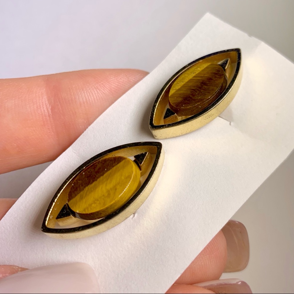 Gold Cuff Links - Picture 2 of 3